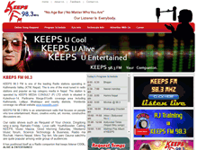 Tablet Screenshot of keepsfm.com